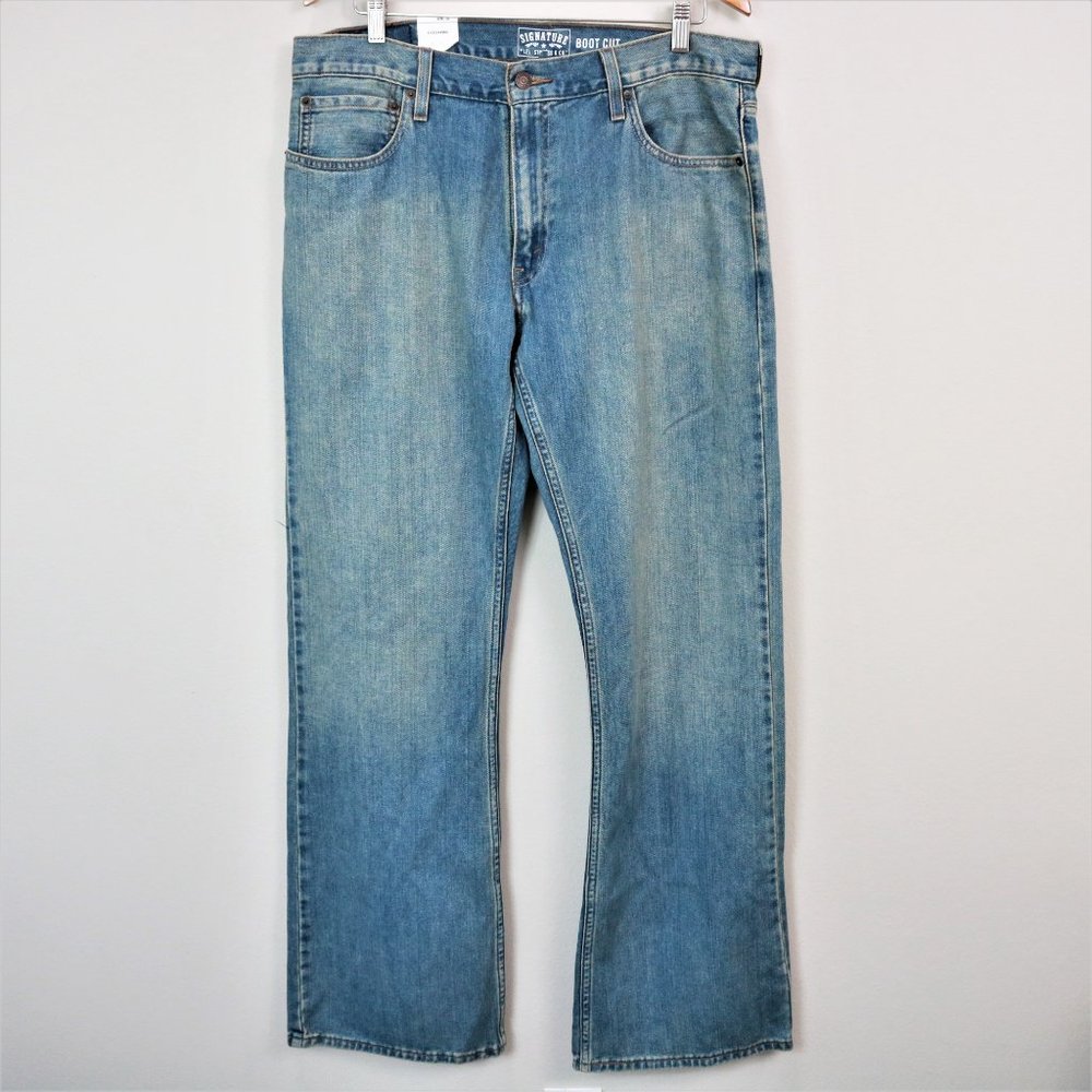 Levi’s Strauss Signature Bootcut Mid Wash Tinted Men’s Size W36 L32